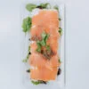 brazo saldado salmón y salsa rosa